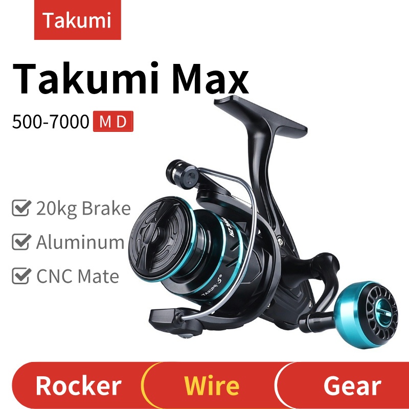 Takumi 500-7000 全金屬紡車輪 漁線輪 海桿輪 遠投輪 路亞魚輪 捲線器 釣魚 海釣 左右手紡車輪