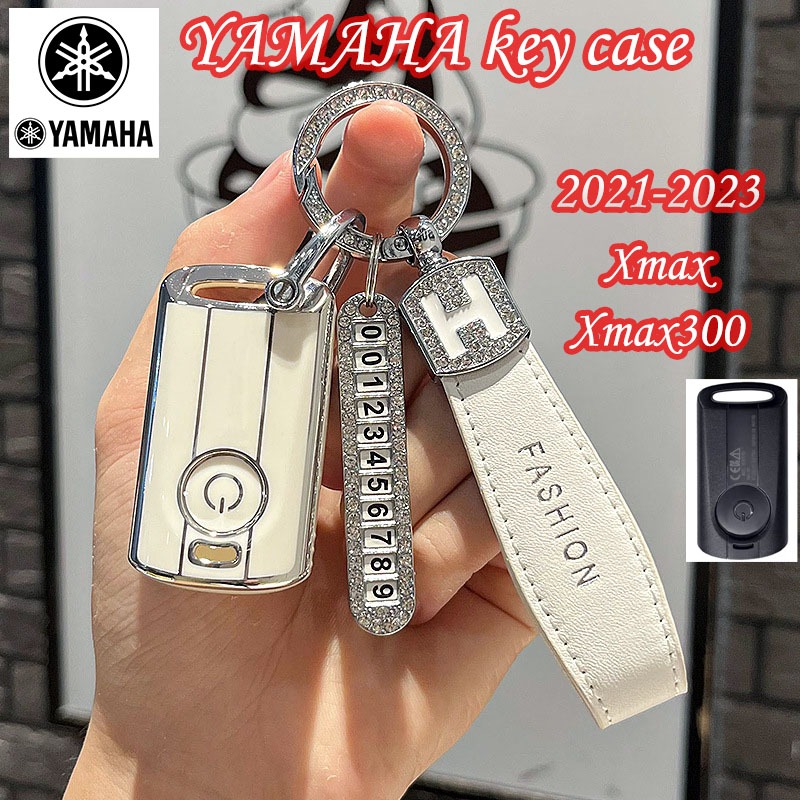山葉 Yamaha TPU 鑰匙包 YAMAHA 汽車鑰匙包適用於 YAMAHA Xmax/Xmax 300 鑰匙包鑰匙