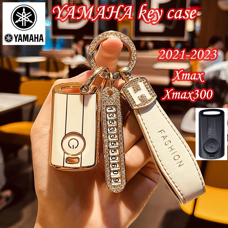 山葉 Yamaha TPU 鑰匙包 YAMAHA 汽車鑰匙包適用於 YAMAHA Xmax/Xmax 300 鑰匙包鑰匙