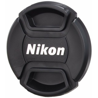 尼康鏡頭蓋中心捏合卡扣式蓋適用於尼康相機 49mm/52mm/55mm/58mm/62mm/67mm/72mm/77mm