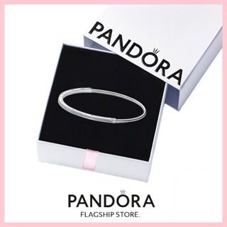 [免稅] Pandora 珠寶 100% 正品 S925 純銀手鍊帶盒承諾 592313C01 Pandora Sign