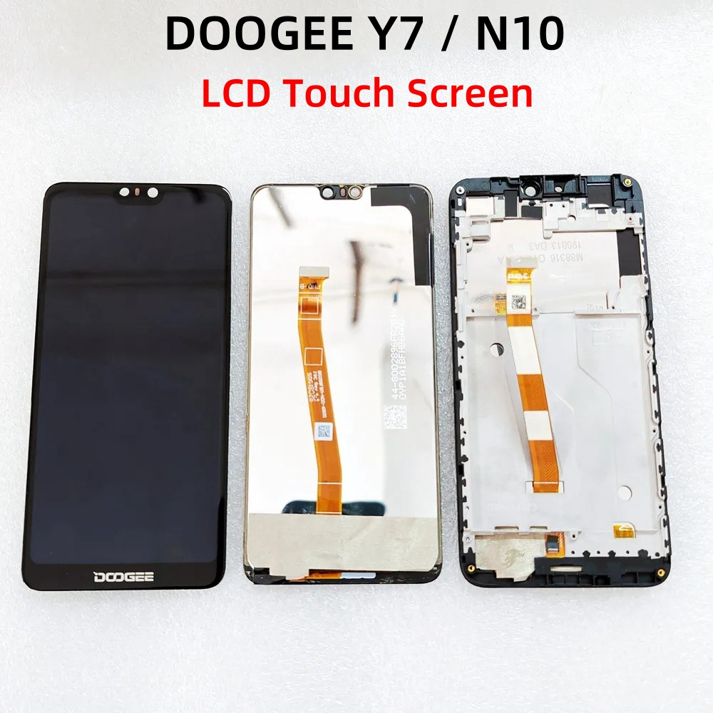 5.84" 原裝 DOOGEE Y7 lcd 顯示屏和触摸屏,用於 DOOGEE N10 數字化儀組件更換顯示屏 lcd