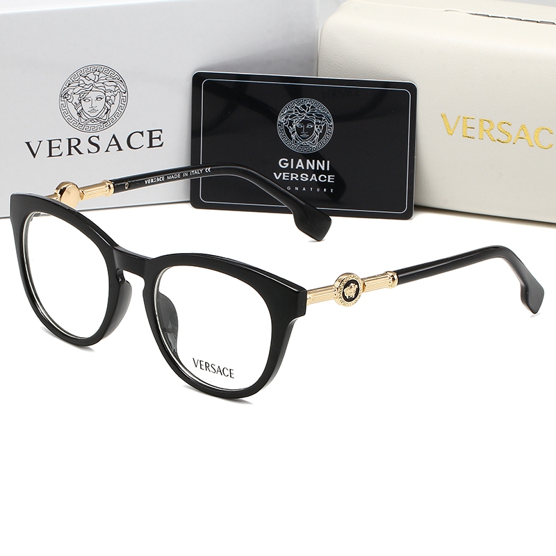 凡賽斯 2024新款時尚高端范思哲貓眼平光鏡女品牌設計師復古眼鏡3310