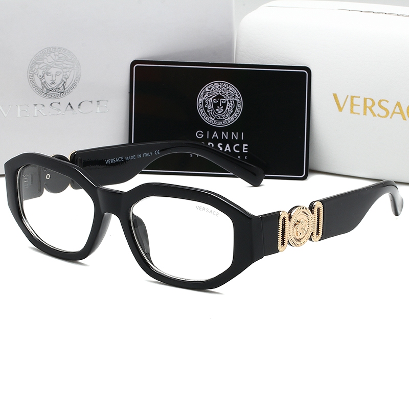 凡賽斯 2024新款時尚高端范思哲平光鏡男女品牌設計師復古方形眼鏡4361