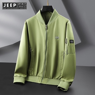 Jeep SPIRIT 1941 ESTD 男士休閒立領夾克,時尚戶外夾克夾克