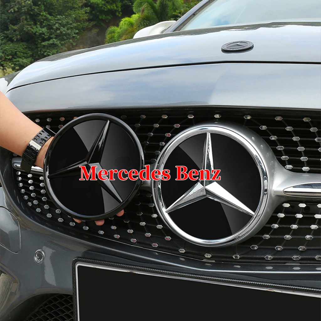 Mercedes Benz賓士GLC级GLE级GLS级W166 X205 前大標 中網標 升級 鏡面標 改裝