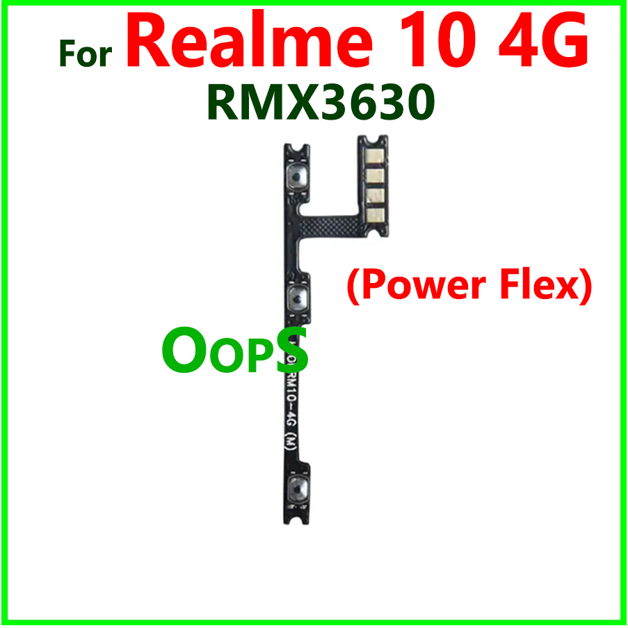 適用於 Realme 10 4G RMX3630 充電電源開關 LCD 顯示屏主主板連接器板 Flex Ribbon 充