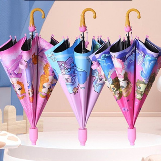 兒童雨傘新款半自動防水套兒童傘晴雨兩用幼兒園小學生黑膠卡通傘