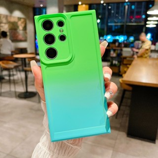 SAMSUNG 三星 Galaxy Note 8 9 10 20 Lite Plus 超簡約漸變色天使眼手機殼防震軟矽膠