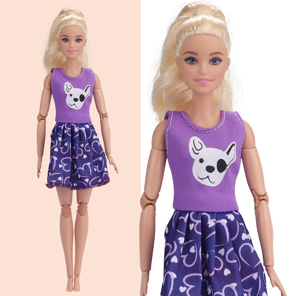芭比娃娃裙子 30 厘米娃娃衣服女孩配件玩具