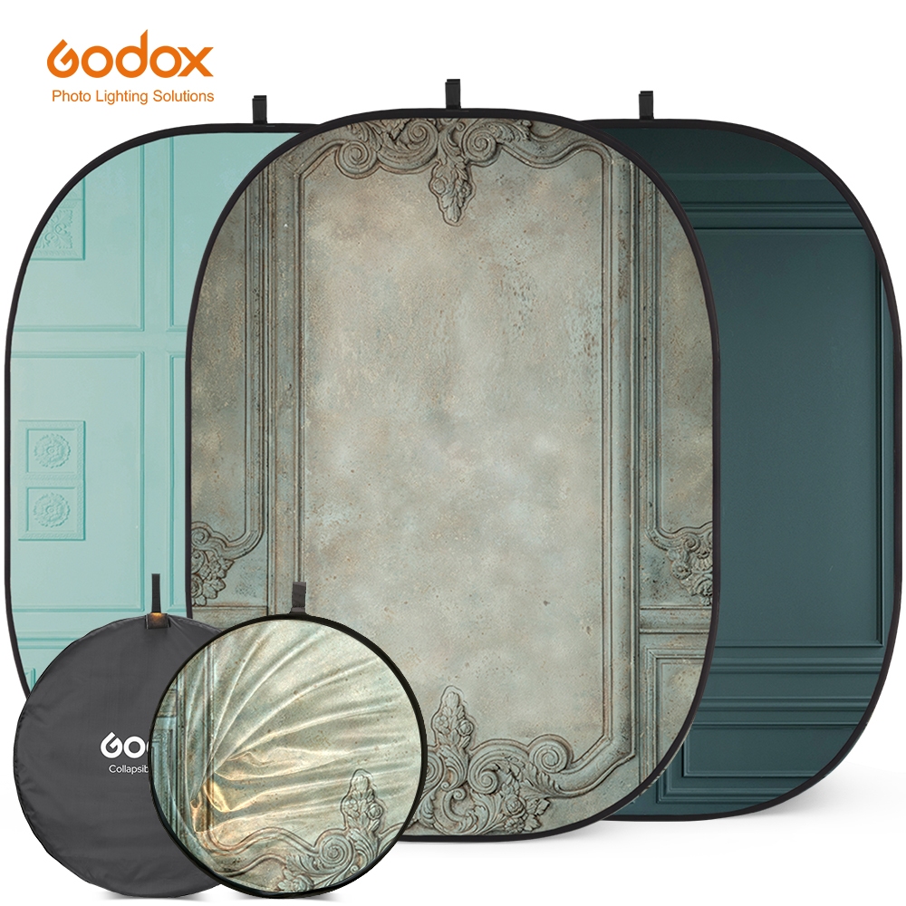 Godox 可折疊背景 1.5mx2m 柔軟便攜式可折疊面板,用於專業人像時尚美容攝影
