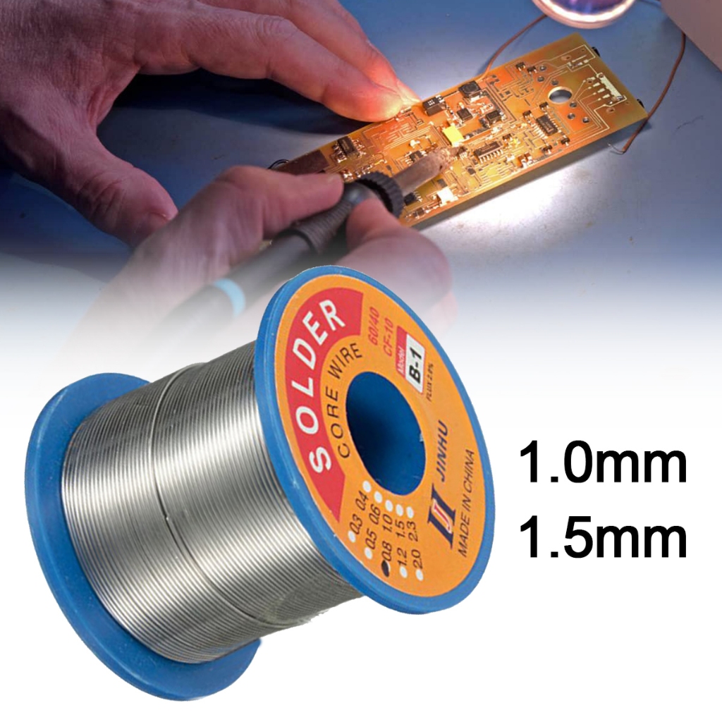 2024 1mm/1.5mm 錫絲焊錫絲熔松香芯焊錫卷免清洗高品質電氣維修 IC 維修焊錫絲