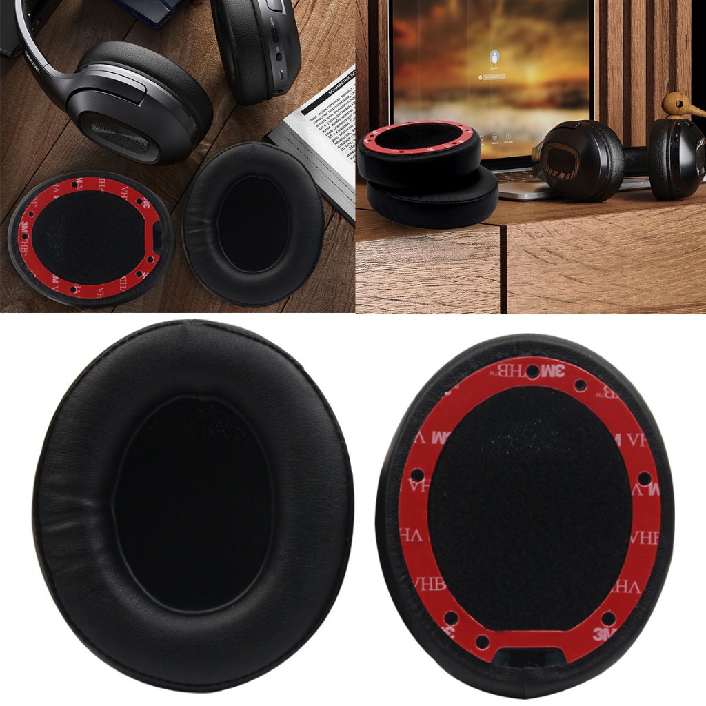 Drdre Beats Studio 2.0 3.0 耳機藍牙耳罩海綿套耳罩耳墊配件 2 件裝替換耳墊軟墊套