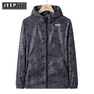JEEP SPIRIT 1941 ESTD 防水登山夾克男女防曬風衣野營登山雨衣男女通用便攜衣服