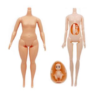 時尚美人魚娃娃身體玩具兒童女孩物品照明配件芭比 DIY 兒童遊戲