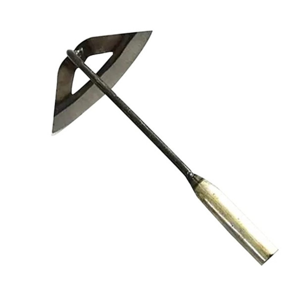1pc 開邊合金鋼空心鋤頭園藝工具除草工具花園鋤頭,用於後院地面開溝和挖掘