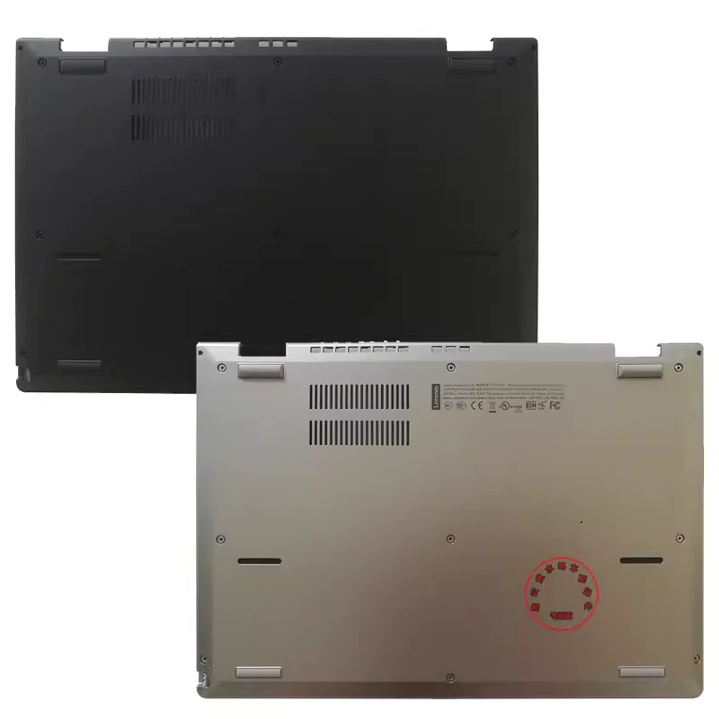 LENOVO 適用於聯想 ThinkPad Yoga L380 L390 02DA297 筆記本電腦液晶後蓋/前擋板/掌