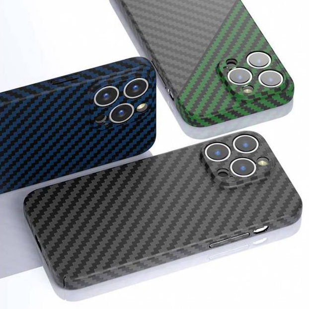 Iphone XS 11 12 Pro Max X XR 手機殼碳纖維紋理保護殼手機殼帶鏡頭保護硬殼