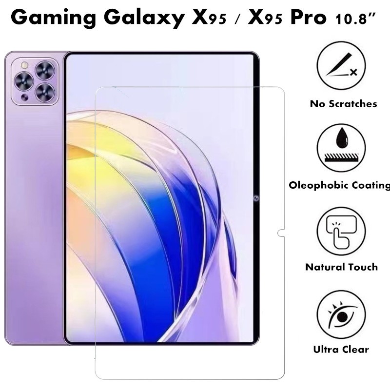 適用於遊戲 Galaxy X95 Pro 10.8" 防指紋平板電腦屏幕保護膜鋼化玻璃膜