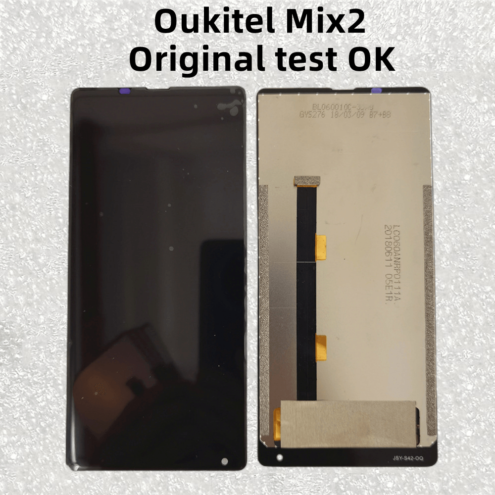 5.99" 適用於 Oukitel Mix2 LCD 觸摸屏數字化儀 Oukitel Mix 2 顯示屏模塊配件組裝更換