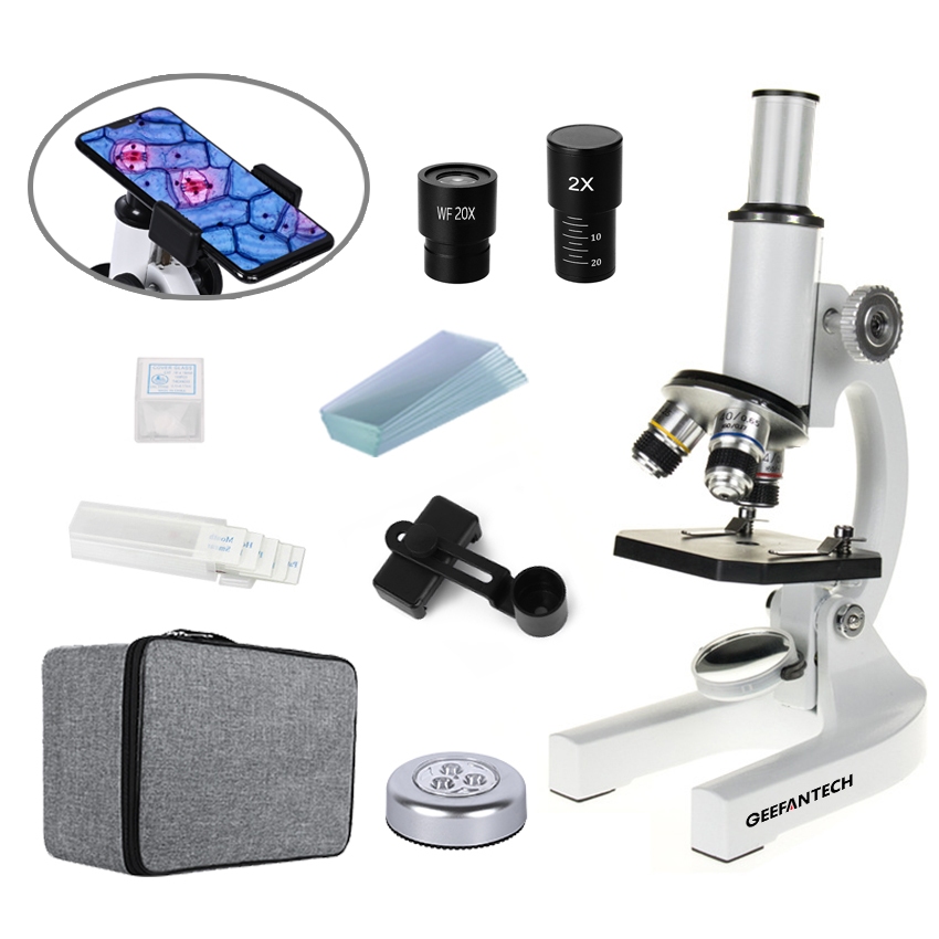 顯微鏡 光學顯微鏡 全金屬專業生物顯微鏡 學生教育 科學實驗室 GF01