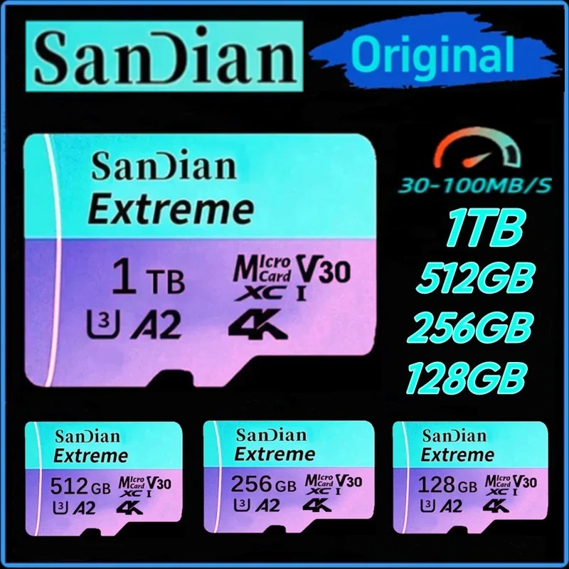 1tb 高速存儲卡 1TB 512GB 256GB Class 10 Micro TF SD 卡 1TB SD Mem
