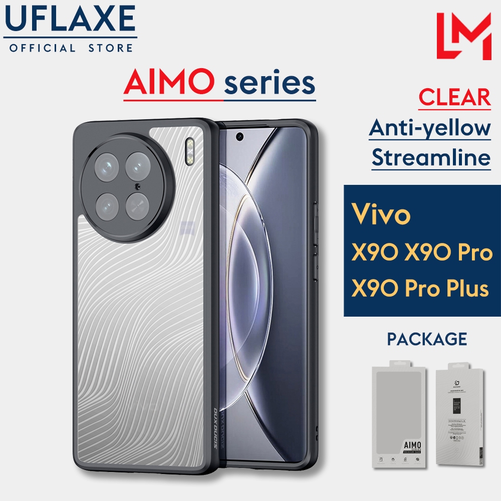 Uflaxe AIMO Vivo X90 5G / X90S / X90 Pro Plus 防震硬殼啞光透明半透明外殼耐