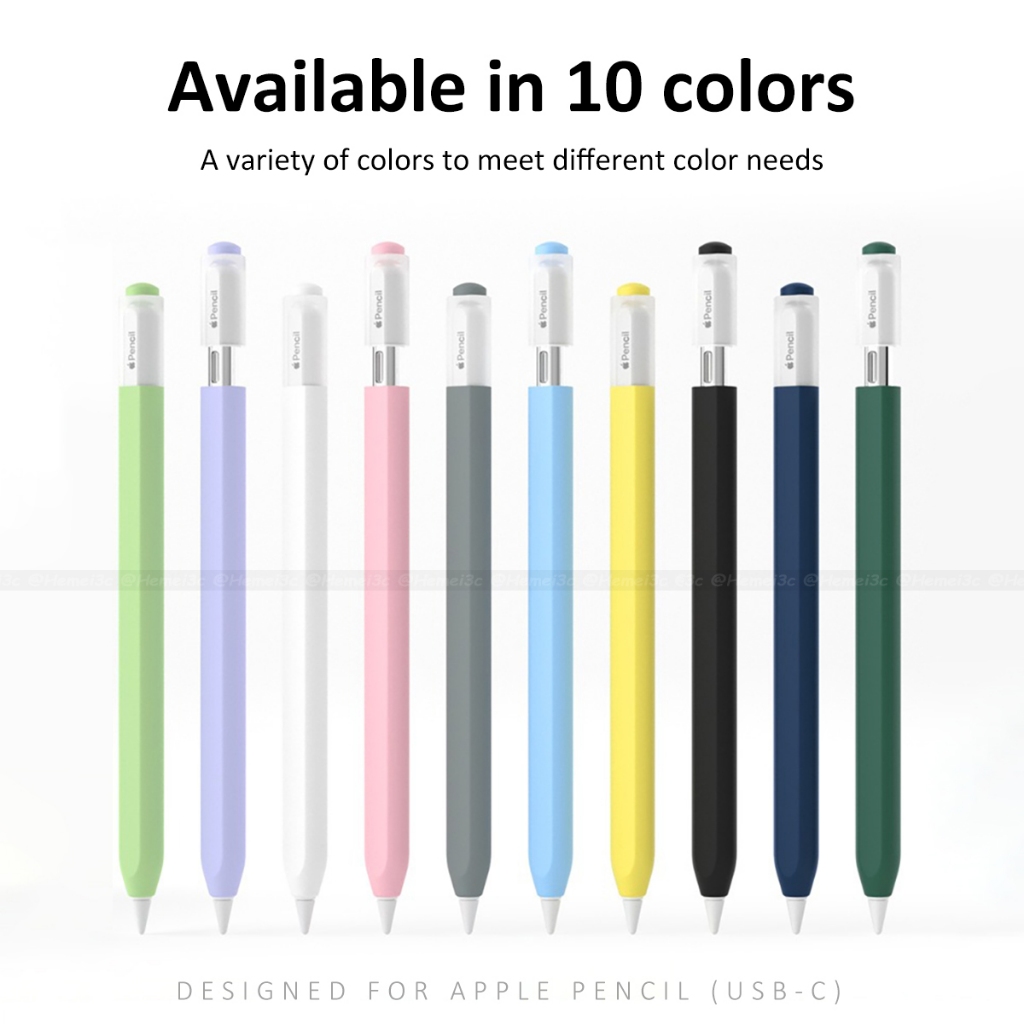適用於 Apple Pencil 3 USB-C 外殼軟液體矽膠保護套