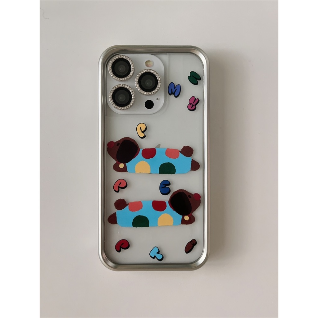 新款香腸狗紋手機殼/適用於蘋果 iPhone 15 Pro Max/iPhone 13 Pro Max/iPhone 1
