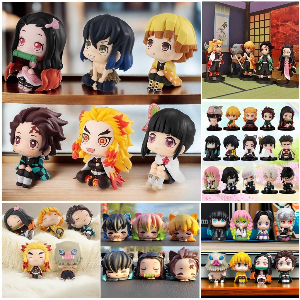 【全站最低】鬼滅大合集（坐姿，站姿 ，睡姿，趴姿）鬼滅之刃扭蛋公仔轉蛋灶門炭治郎禰豆子我妻善逸依之助