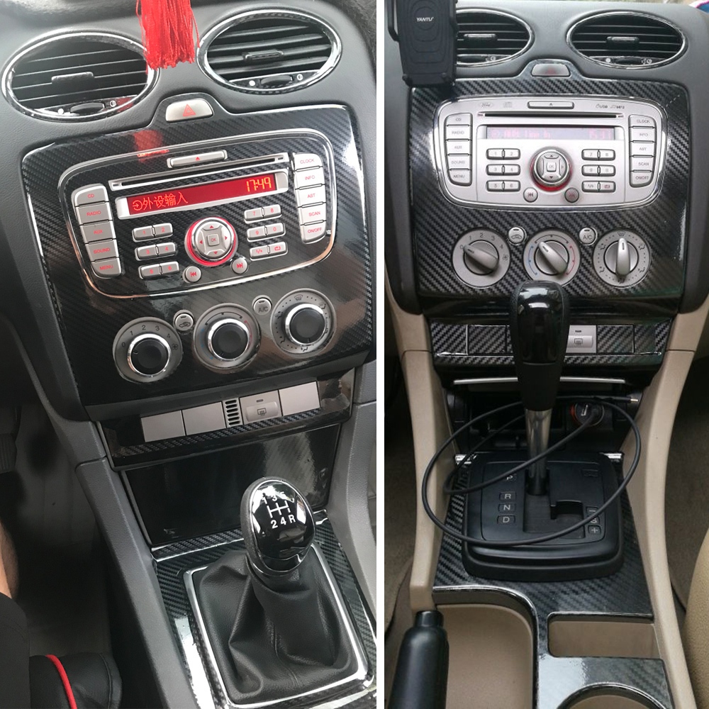 適用於2009-2014款福特福克斯內飾貼膜Ford Focus中控檔