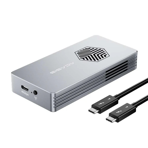 Acasis  USB4.0风扇款40Gbps Thunderbolt3/4外接盒NVME SSD移動硬碟盒TBU401