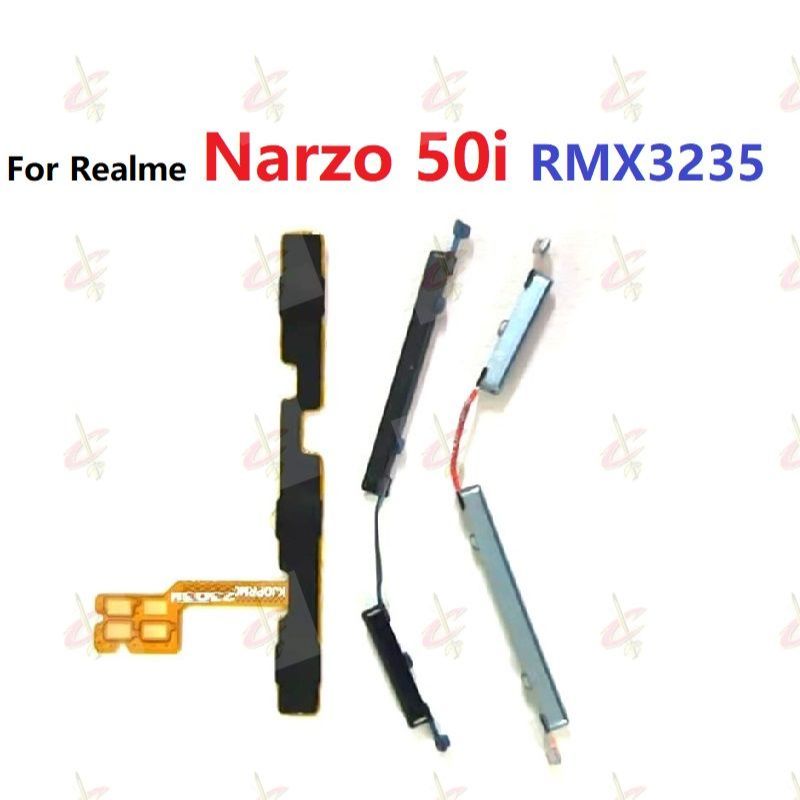 適用於 Realme Narzo 50i RMX3235 的電源開關音量按鈕 flex
