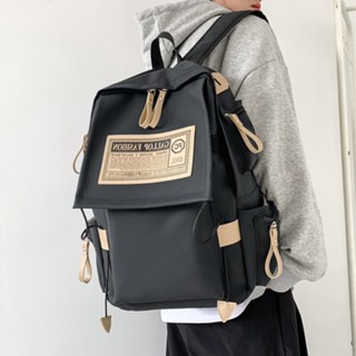 男生背包 大容量書包 學生電腦後背包 小眾韓系旅行包