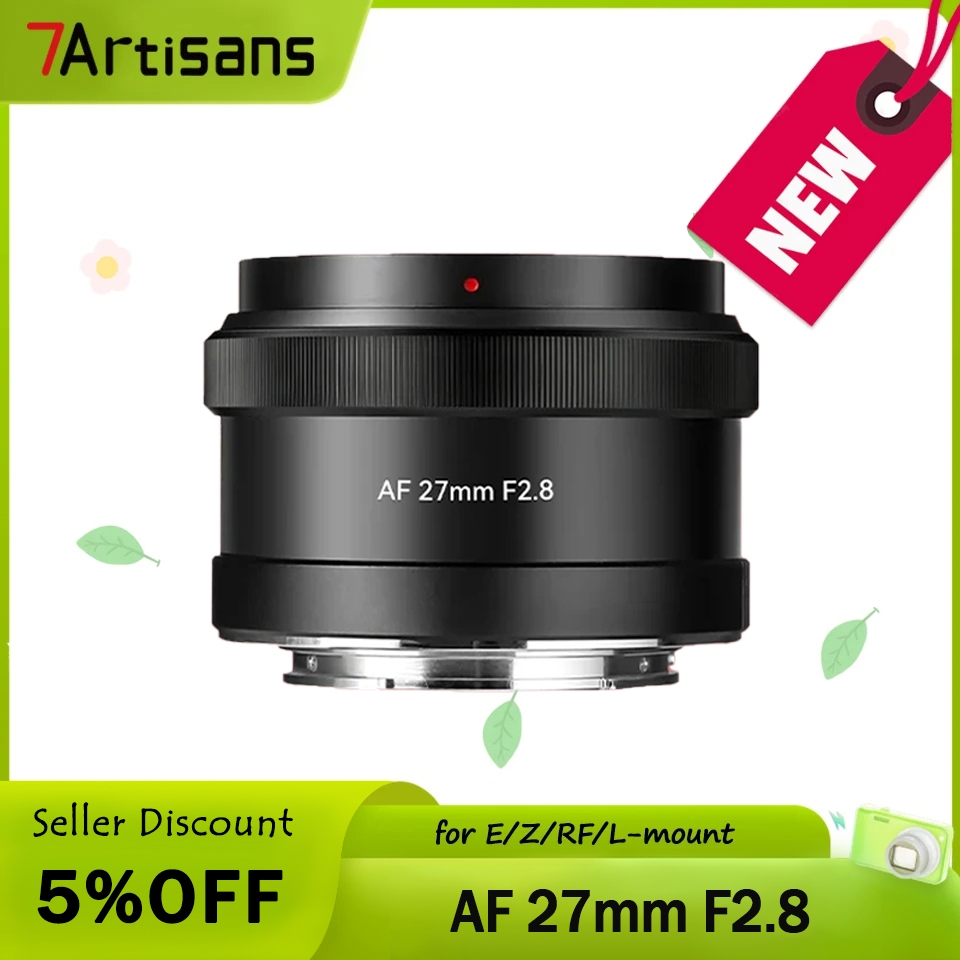 7artisans AF 27mm F2.8 APS-C 自動對焦 STM 定焦鏡頭適用於索尼 E 卡口無反光鏡相機 A