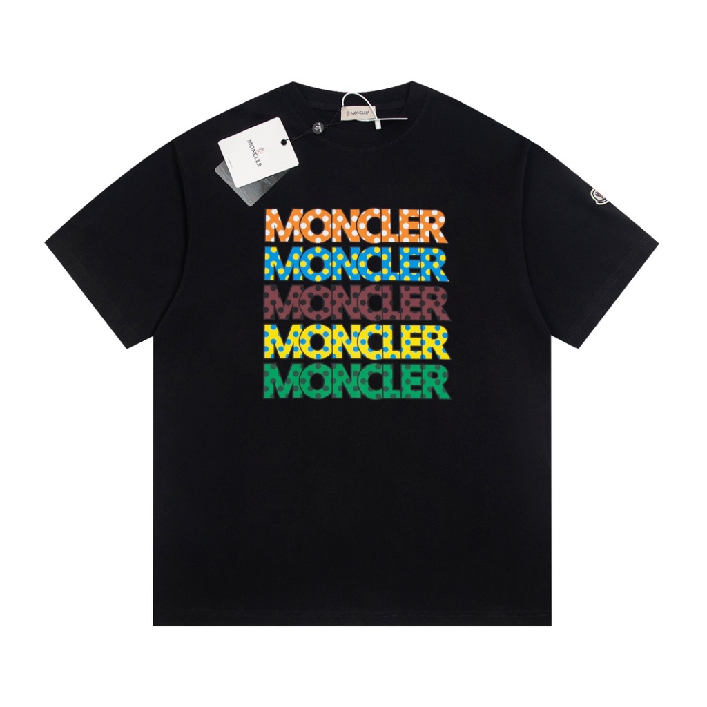 Moncler 蒙口 春夏新款高品質休閒圓領短袖T恤男女同款
