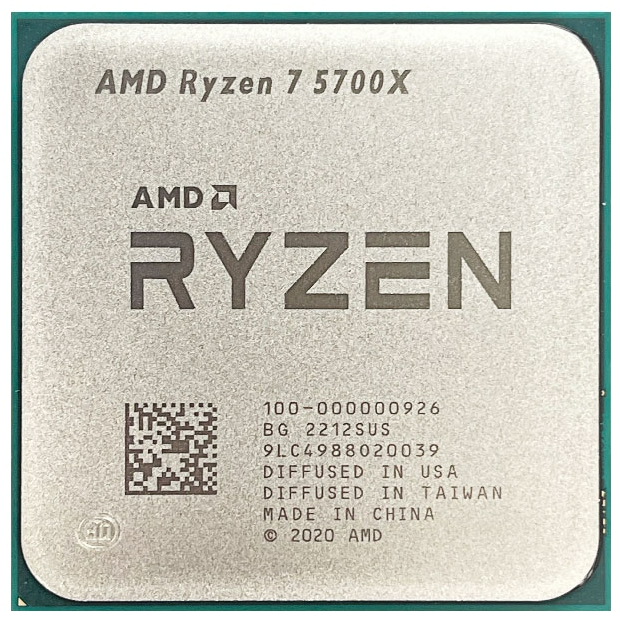 全新銳龍 7 5700X R7 5700X 3.4GHz 8 核 16 線程 PCIE4.0 65W CPU 處理器 7