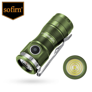 Sofirn SC13 新款綠色鑰匙扣手電筒可充電 USB C 1300 流明小型 LED 手電筒輕巧緊湊型 Edc 燈