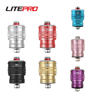 Litepro JKLAPIN 折疊自行車氣壓後避震器鋁合金蒸汽壓力式後避震器適用於 Brompton 3Sixty B