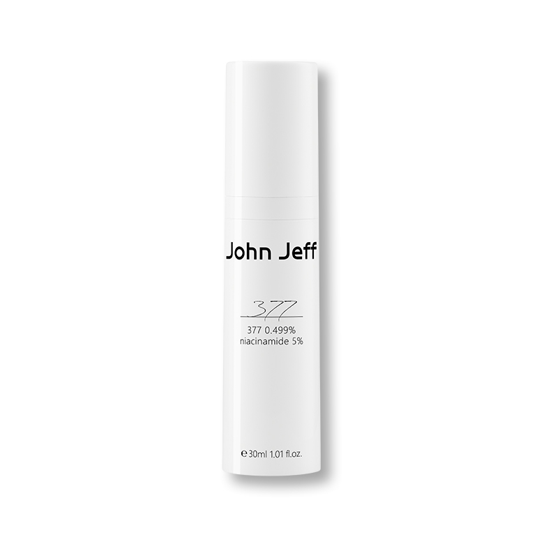 John Jeff 377亮白精華液 煙醯胺提亮肌膚色澤 改善暗沉