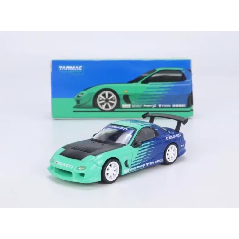 Tarmac Works 1:64 馬自達 飛勁塗裝FALKEN RX-7 FD3S 合金車模型