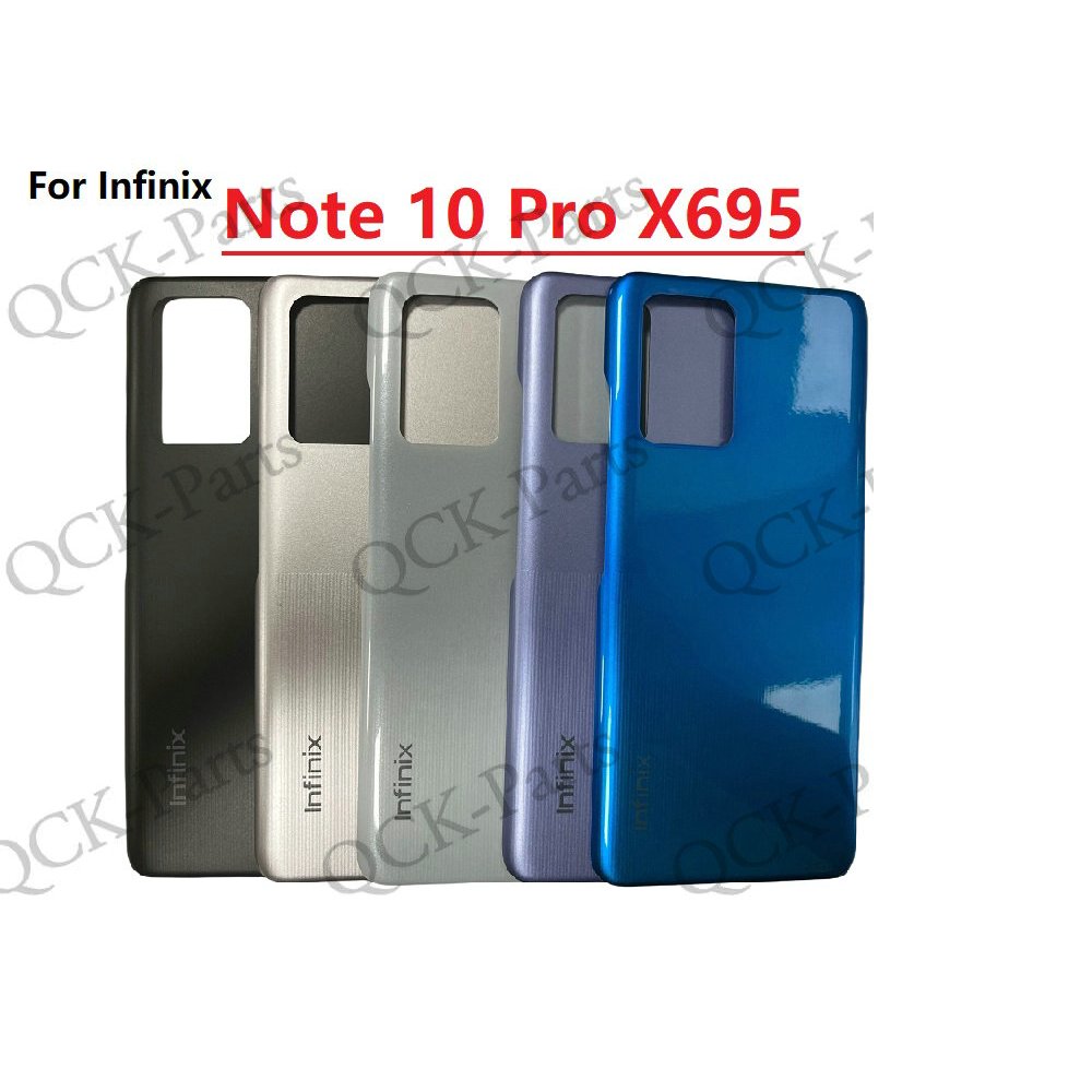 Infinix Note 10 Pro X695 後殼門後殼的全新後蓋電池蓋外殼