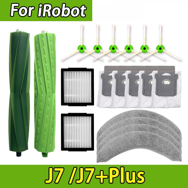 適用於 iRobot Roomba Combo j7+ Hepa 過濾器主邊刷適用於 iRobot Roomba Com