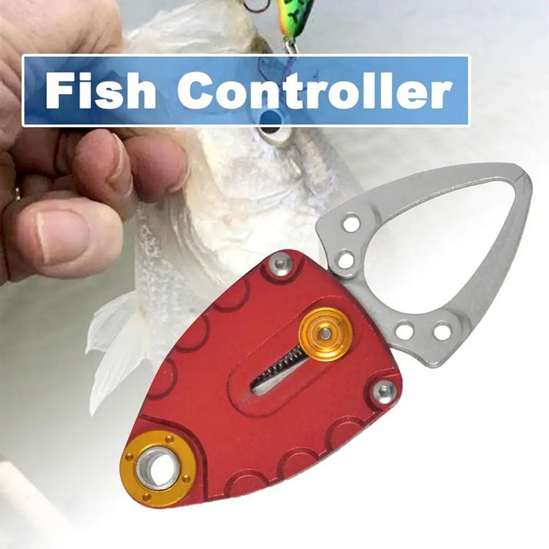 迷你甲殼蟲系列彩色鋁合金控魚器 釣魚工具 魚嘴鉗夾魚器抓魚鉗