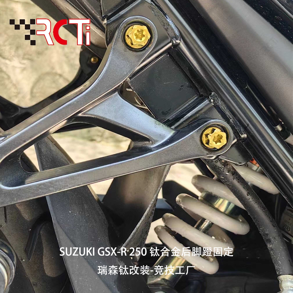 RacingTi  64正钛/钛合金鈴木 SUZUKI GSX-R250 鈦合金全車螺絲改裝 擋泥板