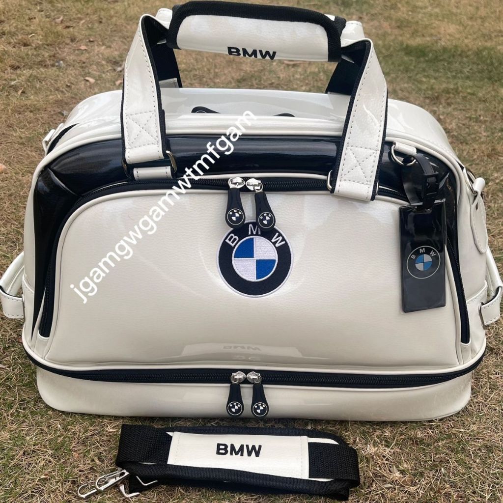適用於 BMW 寶馬 高爾夫包 收納包 水晶料雙層衣物包獨立鞋包輕便袋包旅行包