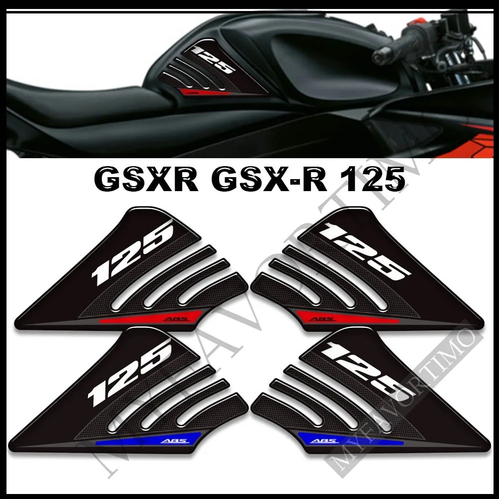 SUZUKI 摩托車油箱保護墊握把汽油燃油套件膝蓋適用於鈴木 GSXR GSX-R 125 GSXR125 GSX R1