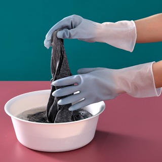 pvc膠皮防水洗衣服清潔耐用幹家務活橡膠洗碗手套廚房家用批發