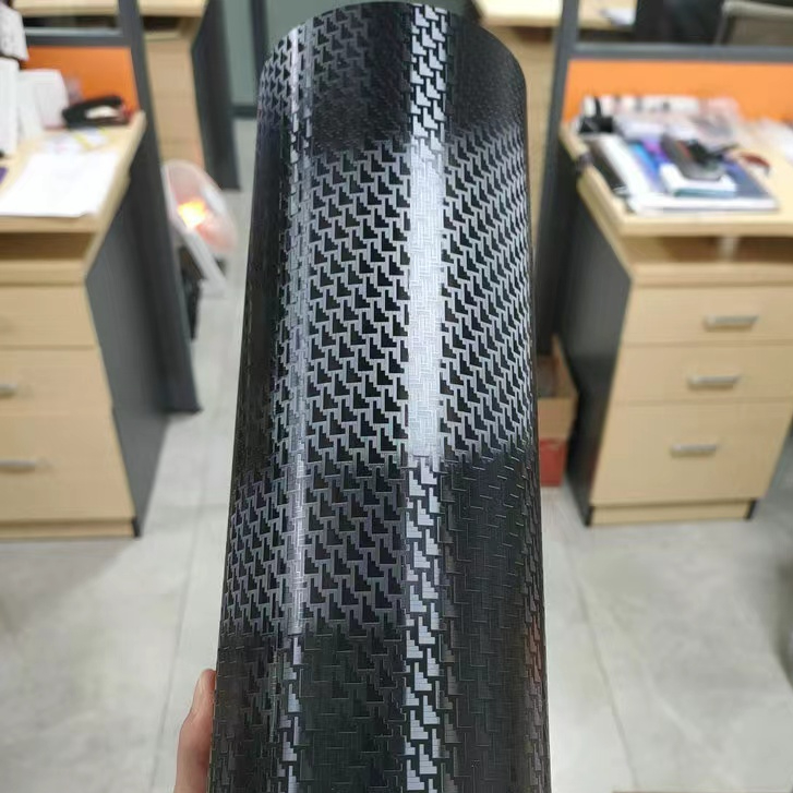 150x1cm PET和鍛造碳纖維包裹貼膜,適用於汽車自行車電機飛機圖案DLY反光膜裝飾