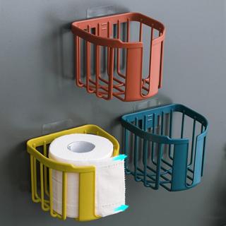 日式壁掛式衛生紙籃 - 浴室廚房紙巾籃塑料收納架